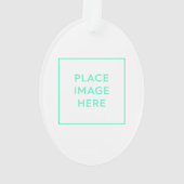 Ornement acrylique ovale (dos)