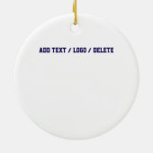 Ornement acrylique patriotique (Dos)