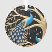 Ornement acrylique Peacock Paradise (dos)