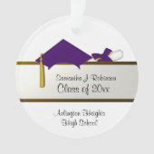 Ornement acrylique pour Casquette pourpre (devant)