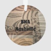 Ornement acrylique pour tapis de Nashville (dos)