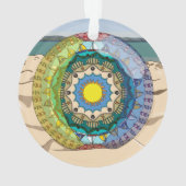 Ornement acrylique soleil d'été (dos)