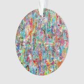 Ornement acrylique temps père (devant)