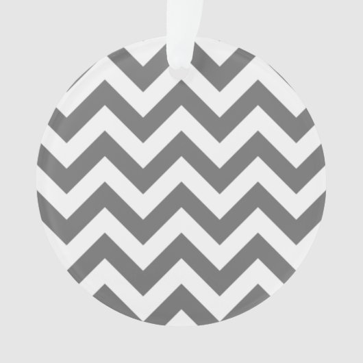 Ornement acrylique tendance Chevron (devant)
