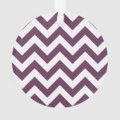 Ornement acrylique tendance Chevron (dos)