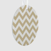 Ornement acrylique tendance Chevron (devant)