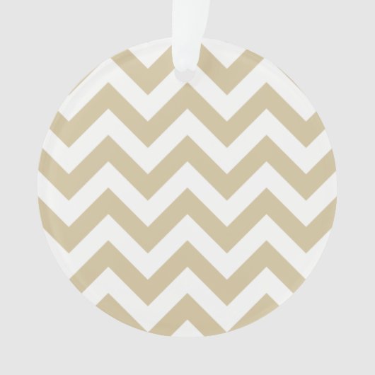 Ornement acrylique tendance Chevron (devant)