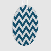 Ornement acrylique tendance Chevron (devant)