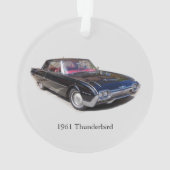Ornement acrylique Thunderbird 1961 (dos)