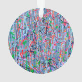 Ornement acrylique tordu (dos)