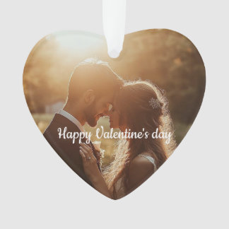 Ornement Acrylique Valentin en forme de coeur pers