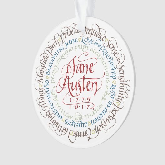 Ornement - adaptations de drame de période de Jane (devant)