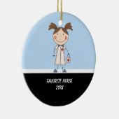 Ornement adorable de la infirmière (Droite)