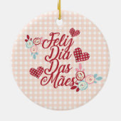Ornement adorable du diamètre DAS Mães | de Feliz (Dos)