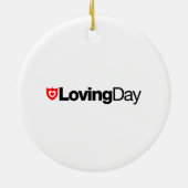 Ornement affectueux de logo de jour (Dos)