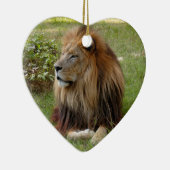 Ornement africain de Noël de lion (Droite)