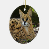 Ornement africain de Noël de Serval (Droite)