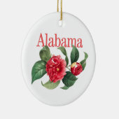 Ornement Alabama personnalisable avec Camellia (Droite)