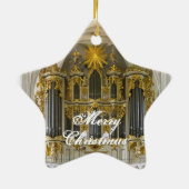 Ornement allemand de Noël d'organe (Dos)
