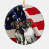 Ornement allemand d'indicateur aux cheveux courts (Dos)