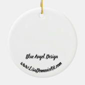 Ornement Ange Bleu (Dos)
