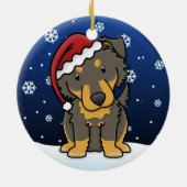 Ornement anglais de Noël de berger de bande (Dos)