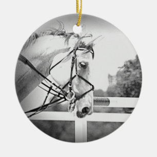 Ornement anglais gris de cheval