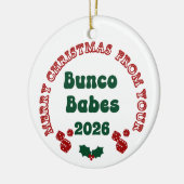 Ornement annuel Bunco Babe (Gauche)