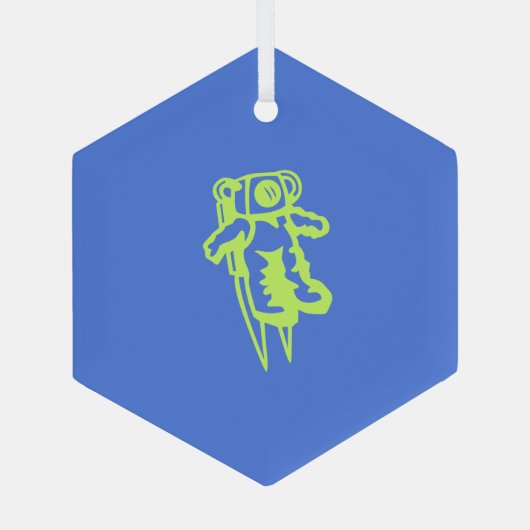 Ornement Arbre de Noël Spaceman (Verso)