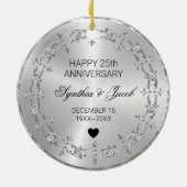 Ornement Argent Avec Diamants (Dos)