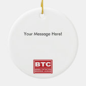 Ornement argenté de miroir de boule de disco (Dos)