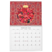 Ornement Art Noël Année autour du calendrier (Feb 2026)