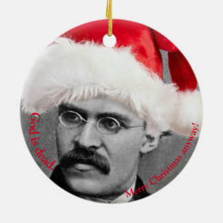 Ornement athée de père Noël Nietzsche