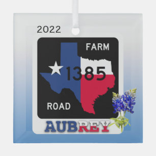 Ornement Aubrey, Texas & Bluebonnets