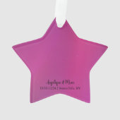 Ornement aurora Northern Southern Lights (dos)