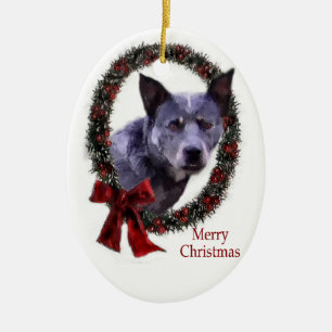 Ornement australien de cadeaux de Noël de chien d