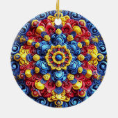 Ornement avec des couleurs roumaines Design (Dos)