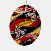 Ornement avec design de couleurs belges (Droite)