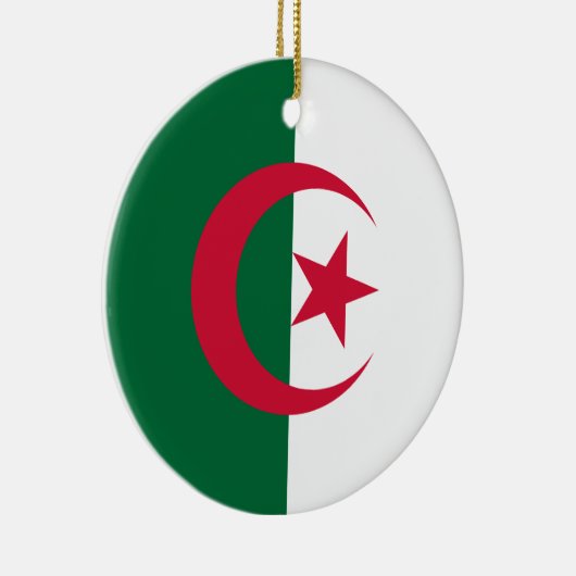 Ornement avec drapeau d'Algérie (Droite)