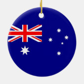 Ornement avec drapeau d'Australie (Dos)