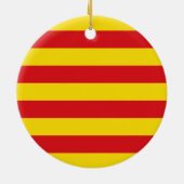 Ornement avec drapeau de Catalogne (Dos)