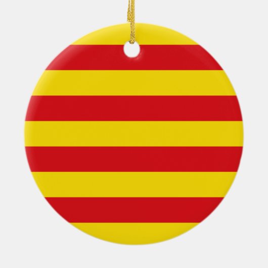 Ornement avec drapeau de Catalogne (Dos)