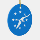 Ornement avec drapeau de Corpus Christi, USA (Droite)