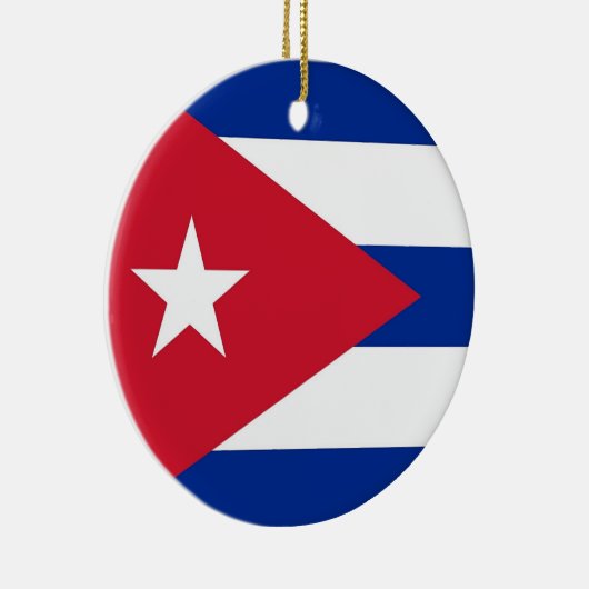 Ornement avec drapeau de Cuba (Droite)