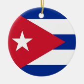 Ornement avec drapeau de Cuba (Devant)