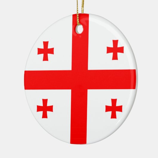 Ornement avec drapeau de Géorgie (Gauche)