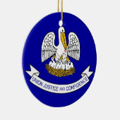 Ornement avec drapeau de la Louisiane (Droite)