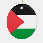 Ornement avec drapeau de la Palestine (Gauche)
