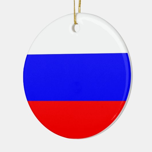 Ornement avec drapeau de la Russie (Gauche)