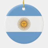 Ornement avec drapeau de l'Argentine (Dos)